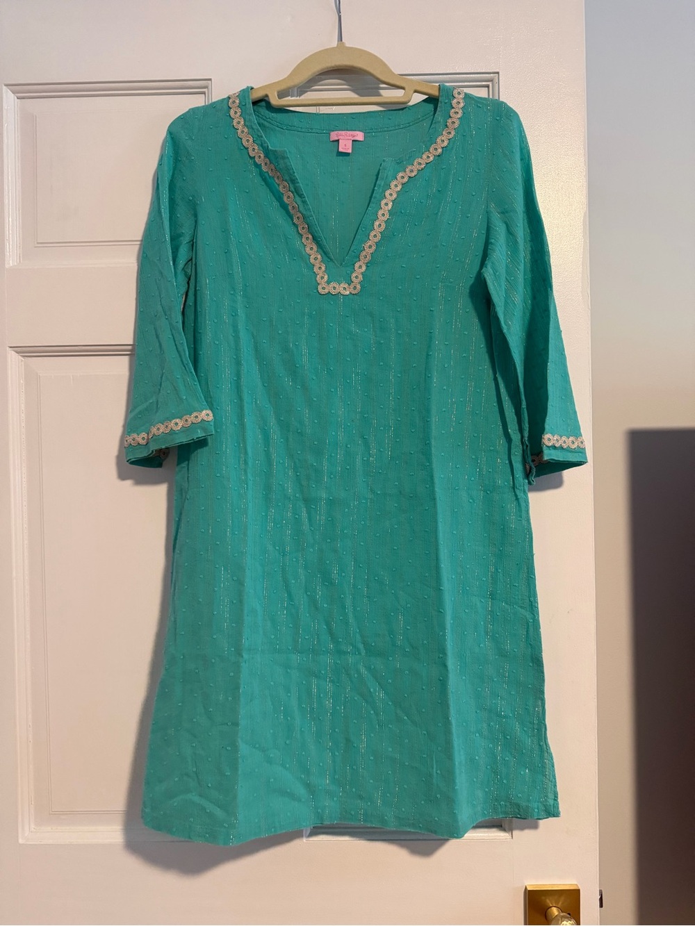 Turquoise Lily Pulitzer Cover-Up Dress